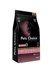 Pet's Choice для взрослых кошек с курицей (1,5 кг)