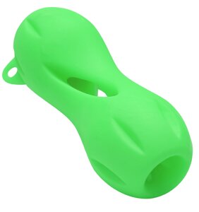 PETSHOP игрушки игрушка для собак "Кость резиновая" для лакомств, зеленая (13х5,5 см)