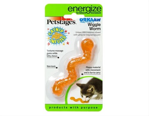 Petstages игрушка для поддержания здоровья зубов "ОPKA червяк"33 г)