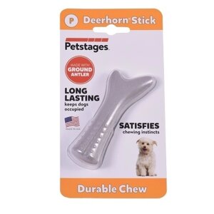 Petstages игрушка для собак, с оленьим рогом (L)