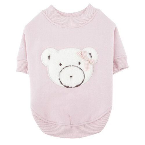 Pinkaholic футболка для собак с аппликацией "Медвежонок", розовый (L)