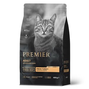 Premier свежая индейка для взрослых кошек (2 кг)