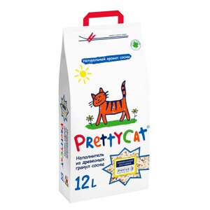 PrettyCat древесный наполнитель (4 кг)