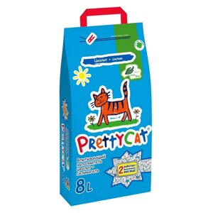 PrettyCat наполнитель впитывающий для кошачьих туалетов с алоэ (10 кг)