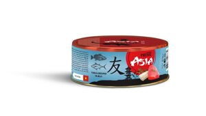 Prime Asia консервы для кошек Тунец с рыбой групер в желе (24 шт)