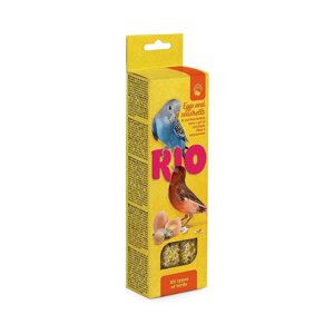 Рио палочки для всех видов птиц с яйцом и ракушечником, 2х40 г (80 г)