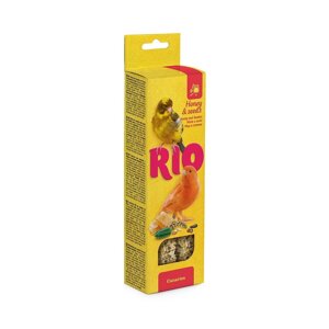 Рио палочки с медом и полезными семенами для канареек (80 г)