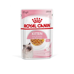 Royal Canin паучи кусочки в желе для котят: 4-12 месяцев (2,38 кг)