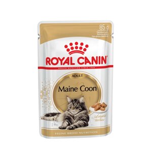 Royal Canin паучи паучи кусочки в соусе для Мейн-куна старше 15 месяцев (2,38 кг)
