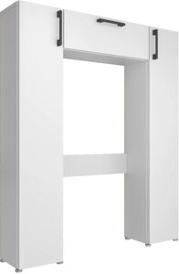 Шкаф DIWO Суздаль 87 для туалета, нижний, белый (SU2702)