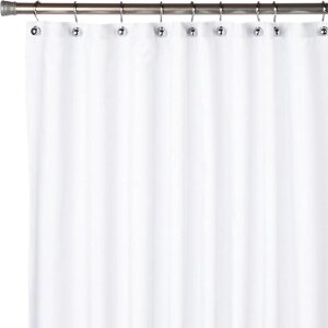 Штора для ванной Carnation Home Fashions Nylon Liner White защитная