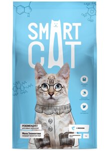 Smart Cat для стерилизованных кошек с лососем (5 кг)