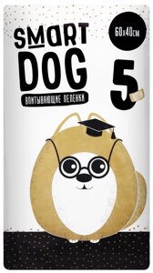 Smart Dog пелёнки впитывающие пеленки для собак 60х40 (5 шт)
