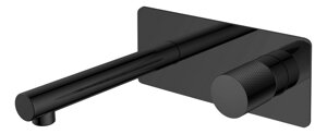 Смеситель для раковины Boheme Stick 125-BB. 2 с внутренней частью, черный touch