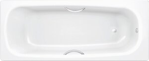 Стальная ванна BLB Universal B75H handles 170x75 см, с отверстиями для ручек