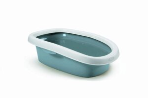 Stefanplast туалет Sprint-10 с рамкой, серо-голубой, 31х43х14 см (383 г)