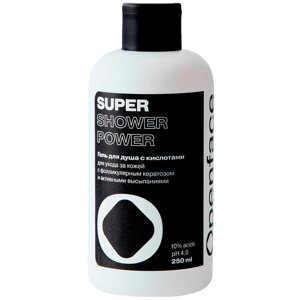 Super Shower Power Усиленный гель с кислотами, 250 мл, Openface