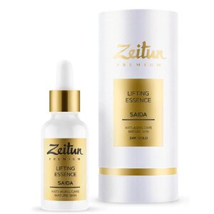 Сыворотка с 24-каратным золотом Лифтинг-эссенция SAIDA для зрелой кожи, 30мл, ZEITUN