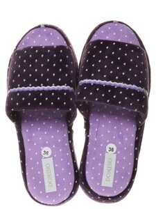 Тапочки Domino женские цвет фиолетовый, артикул DLA-2022