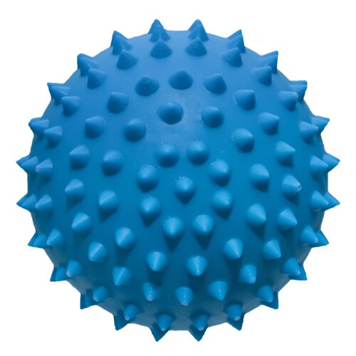 Tappi игрушка для собак Массажный мяч с шипами, голубой (10см)
