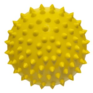 Tappi игрушка для собак Массажный мяч с шипами, желтый (10см)