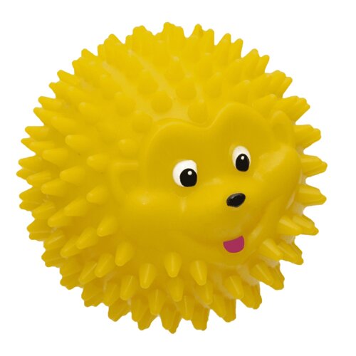 Tappi игрушка для собак Мяч - ежик, желтый (6см)