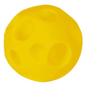 Tappi игрушка для собак "Мяч-луна", желтый (6.5 см)