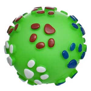Tappi игрушка для животных мячик с принтом "Лапки"8,5 см)