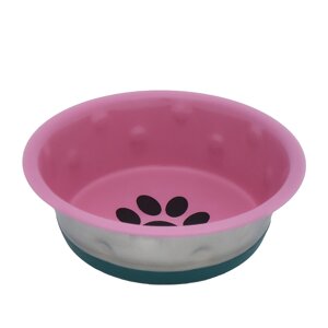Tappi миски нескользящая миска "Панджа", розовая (1 г)
