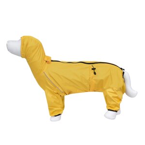 Tappi одежда дождевик комбинезон "Аурум"с воротом для средних и крупных собак , желтый (М2)