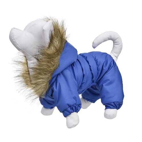 Tappi одежда зимний комбинезон для собак с подкладкой "Азур" синий (M)