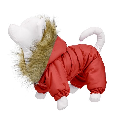 Tappi одежда зимний комбинезон для собак с подкладкой "Сальвия" красный (M)