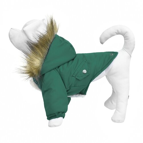 Tappi одежда зимняя парка для собак "Верде", зеленая (XS)