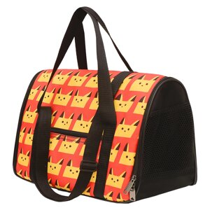 Tappi транспортировка сумка-переноска "Бельва" для животных, 39х22х26, оранжевый (423 г)