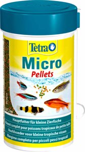 Tetra (корма) корм для для всех видов мелких рыб, микрошарики (65 г)