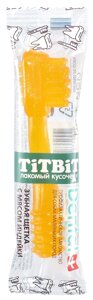 TiTBiT дЕНТАЛ+ Зубная щетка с мясом индейки для собак маленьких пород (13 г)