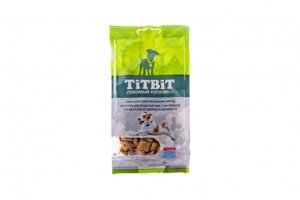TiTBiT хрустящие подушечки с начинкой со вкусом индейки и шпината для собак маленьких пород (95 г)