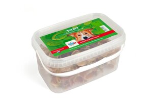 TiTBiT лакомств для собак Колечки из трахеи (в контейнере) (350 г)
