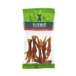 TiTBiT лапки куриные вяленые - мягкая упаковка (100 г)