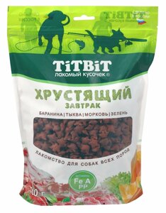 TiTBiT завтрак хрустящий с бараниной для собак всех пород (700 г)