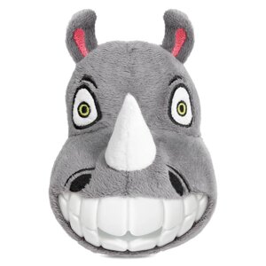 Triol игрушка "Зубастый носорог" для собак, мягкая (100 г)