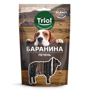 Triol (лакомства) лакомство для собак "Печень баранья"72 г)