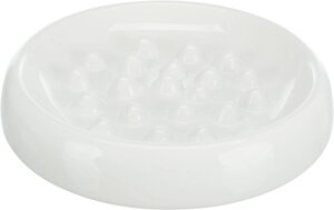 Trixie миска для медленного кормления, керамика, 0.25 л/ 18 см (470 г)