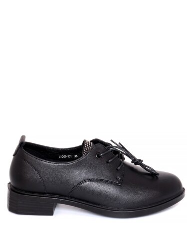 Туфли Baden женские демисезонные, размер 38, цвет черный, артикул CV045-101