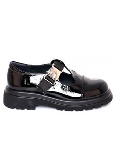 Туфли Bonavi женские демисезонные, размер 39, цвет черный, артикул 22W7-2-501
