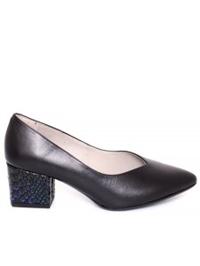 Туфли Bonty женские демисезонные, размер 37, цвет черный, артикул 0324-01-0611