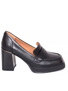 Туфли Dino Ricci женские демисезонные, цвет черный, артикул 256-15-03-01