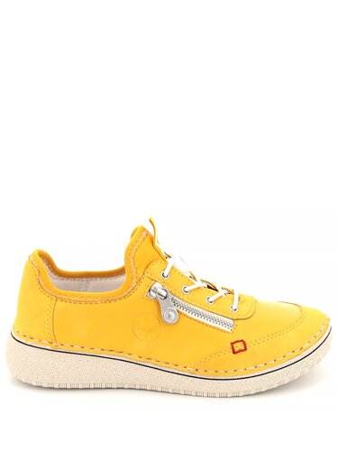 Туфли Rieker женские демисезонные, размер 36, цвет желтый, артикул 50962-68