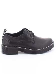 Туфли Rieker женские демисезонные, размер 38, цвет черный, артикул 50010-04