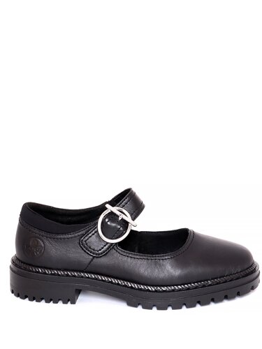 Туфли Rieker женские демисезонные, размер 40, цвет черный, артикул 52056-00
